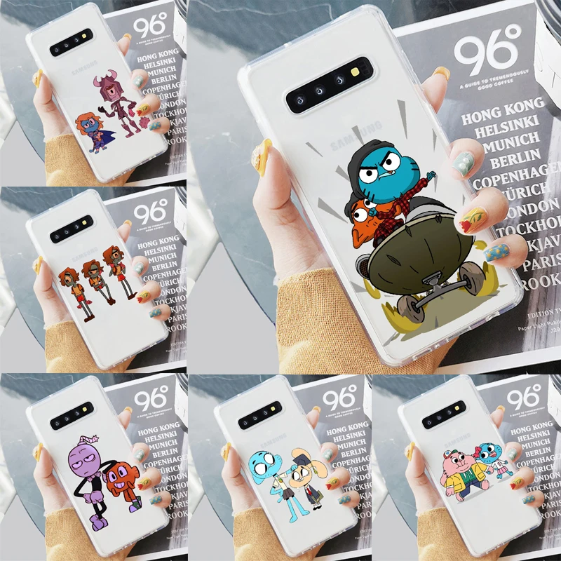 Аниме ТВ удивительный мир gumbills мягкий прозрачный ТПУ чехол для телефона samsung S6 S7