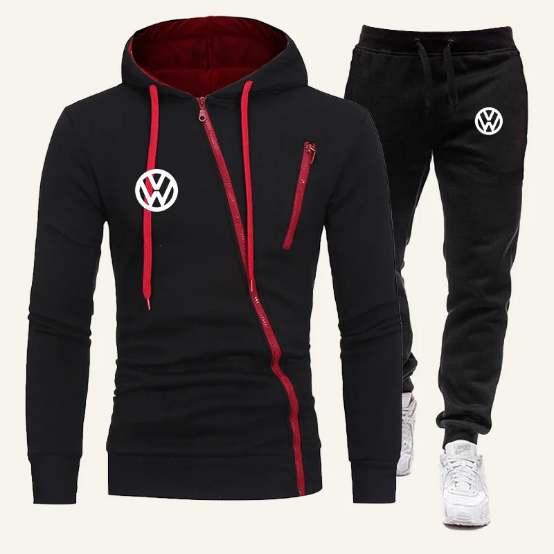 Мужской брендовый спортивный костюм для фитнеса толстовка на молнии большой