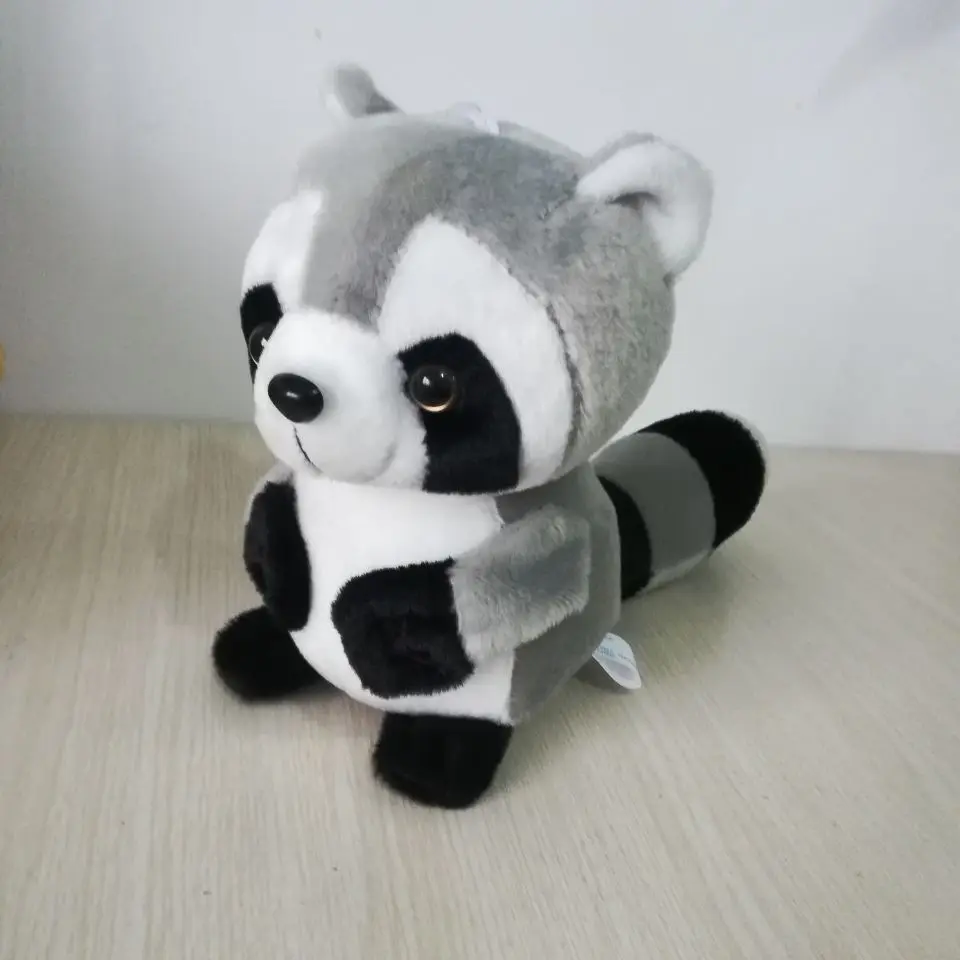 

Новая игрушка, 22 см, Серый Енот, плюшевая игрушка, милая кукла енот, мягкая кукла, детская игрушка, подарок на день рождения s1600