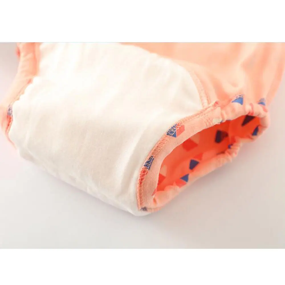 Couche-culotte réutilisable en coton pour bébé et enfant, sous-vêtement de formation au pot de toilette pour nouveau-né