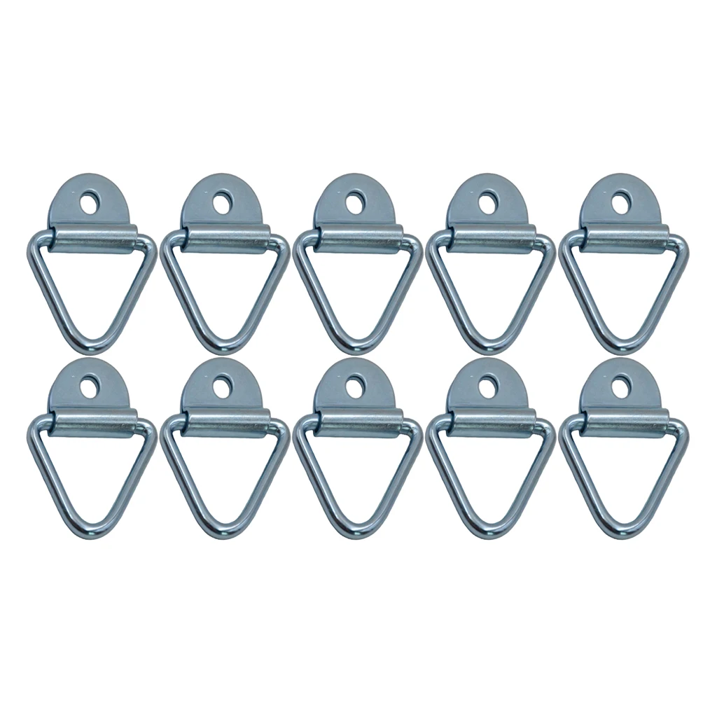 10x Tie-Down Anchors, Bolt-On Cargo Tie Down Flush Mount Rings Eye