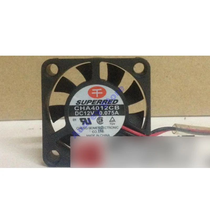 4cm 4010 12V 0.075A CHA4012CB 2-wire double ball bearing cooling fan 1900rpm 25.63CFM air blower | Инструменты