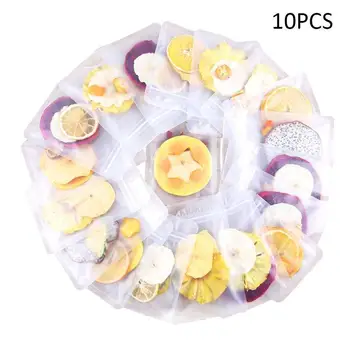 

10PCS Net Red Fruit Tea Sliced Flower Natural Handmade Dried Fruit Combination Tea Cold Brew Tea Fresh Fruit