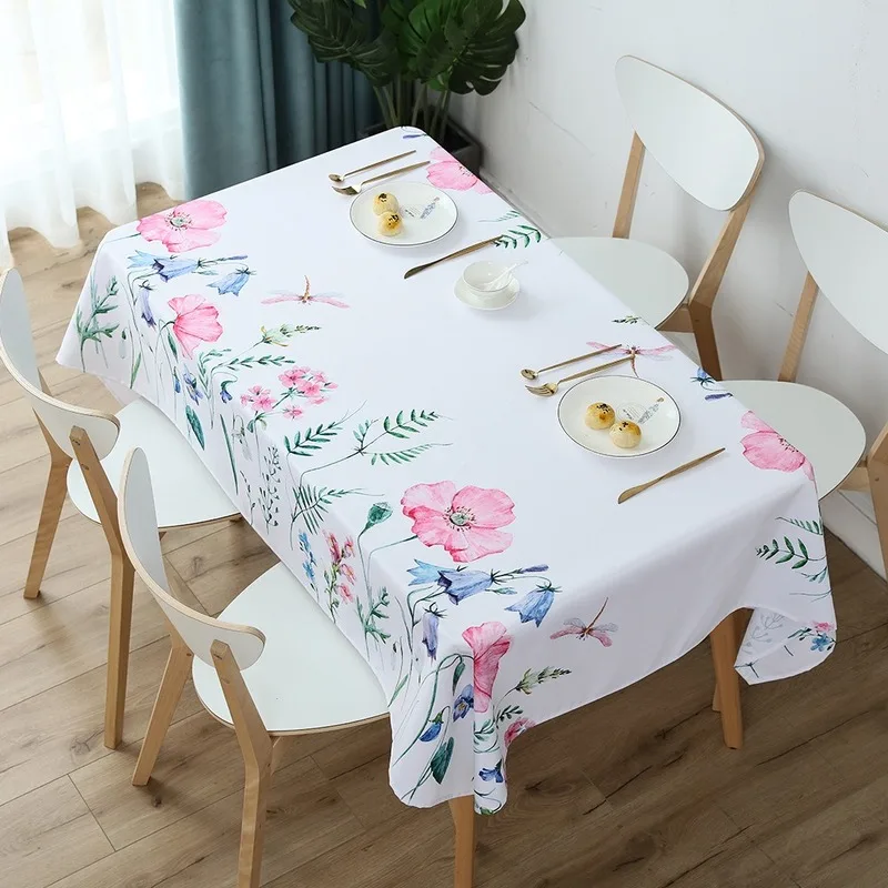 Water/Oil Proof Printed Tablecloth