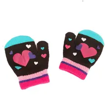 Детские зимние теплые перчатки, детские варежки с защитой от царапин, перчатки для мальчиков и девочек