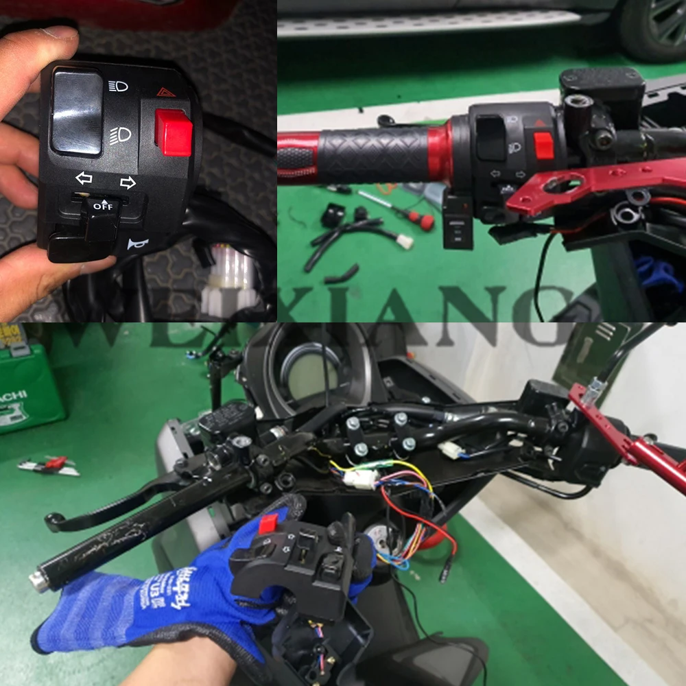 Переключатель сигнала поворота на руль мотоцикла 7/8 дюйма 22 мм|motorcycle switch|handlebar