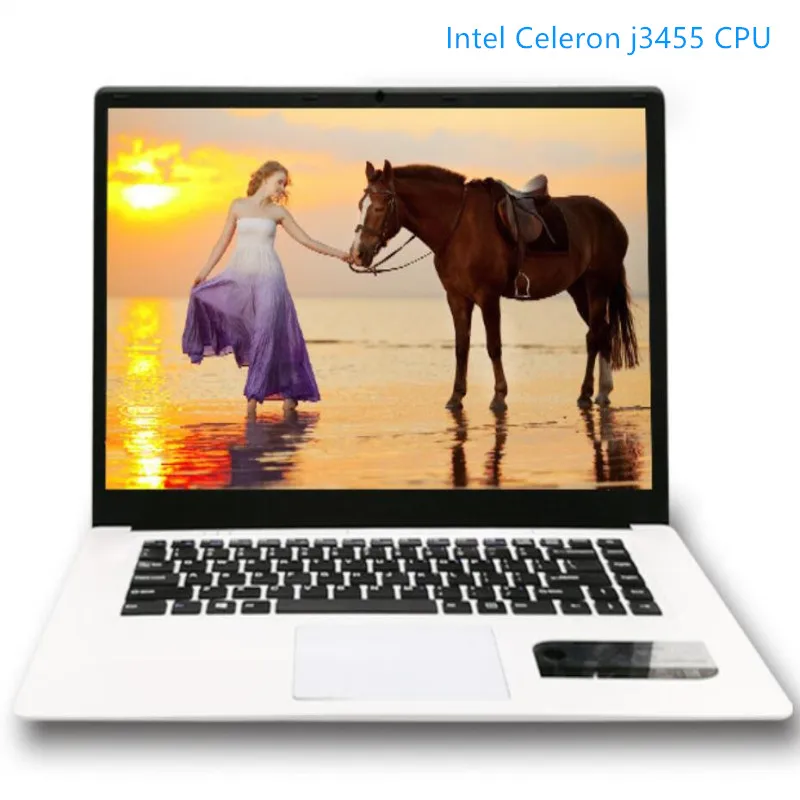 AP156 ноутбук 15,6 дюймов 1920x1080P Игровые ноутбуки Intel Celeron J3455 процессор 1,5 ГГц четырехъядерный 8 Гб ram + 1000 Гб HDD