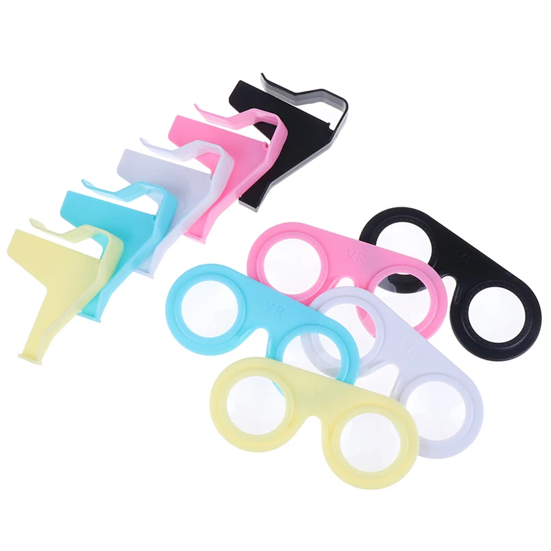 1Pcs Fashion Design Mini Folding Virtual Reality Glasses 3D VR Smartphone Portable IOS Android