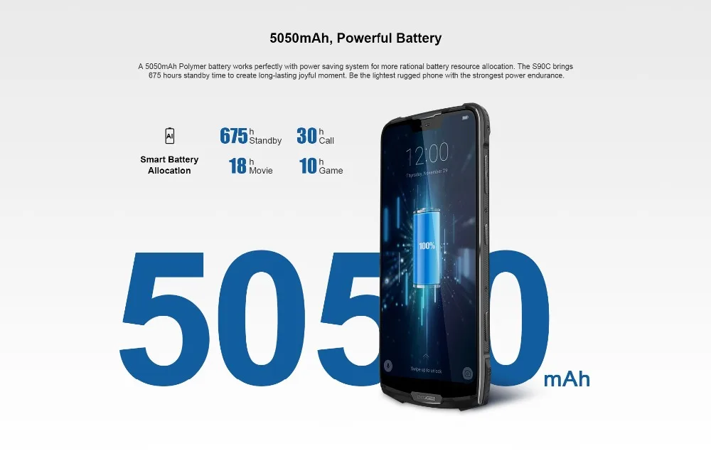 LTE 4G DOOGEE S90C 4 Гб 64 Гб мобильный телефон 6,18 дюймов Helio P70 Восьмиядерный Android 9,0 отпечаток пальца Беспроводная зарядка Dual SIM смартфон