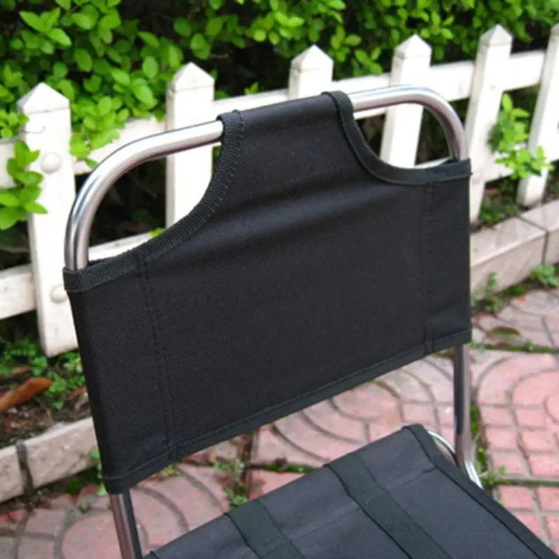 Camping Chair Support 100KG Folding Quad Chair Outdoor lawn chair W8EE