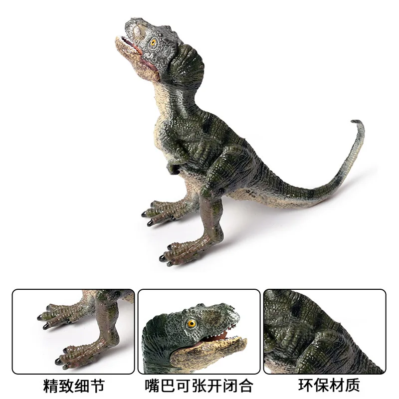 Jurassic Solid Simulated Dinosaur Models Static T-Rex Cubs Toy Animals Mandible Mobile