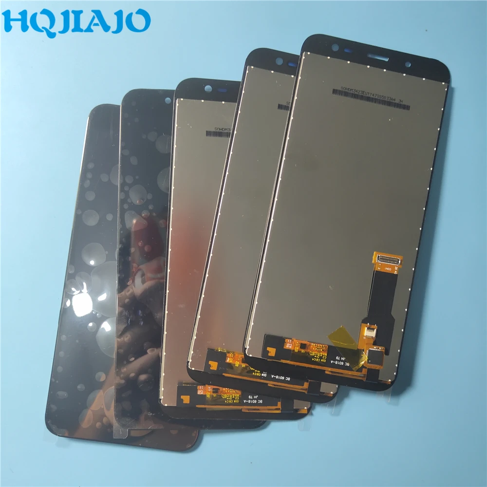 5 шт./лот lcd s для samsung J600 J6 Отрегулируйте lcd дисплей сенсорный экран дигитайзер в сборе для samsung Galaxy J6 J600F железо