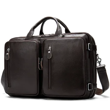 

2020 New Man Genuine Leather Business Single Shoulder More Function Portable Luggage Package Travel luxury handbags designer