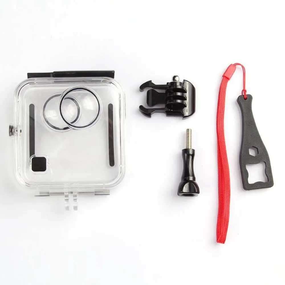Capa à Prova D'água para Gopro Acessórios para Mergulho Proteção à Prova Câmera de 360 Fusão Graus D'água 45m - Image 3