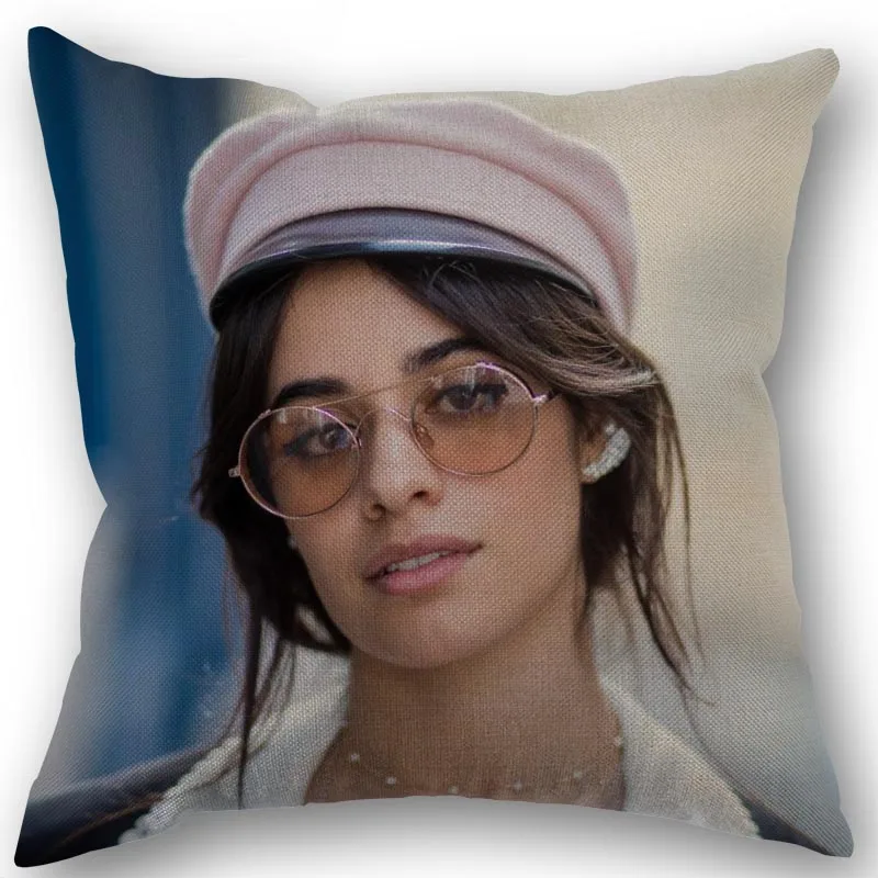 7 Пользовательский Camila Cabello наволочка из хлопка и льна ткань молния наволочка 45X45 см Свадебная декоративная Подушка Крышка - Цвет: 7