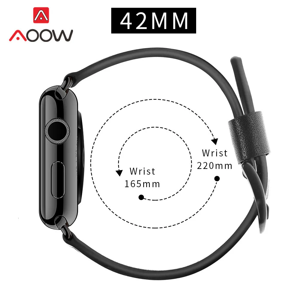 Кожаный ремешок для Apple Watch 38mm 42mm коричневый, черный Для мужчин Для женщин запасной браслет ремешок Ремешок для iwatch 1 2 3 4