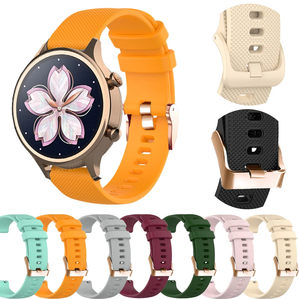 18 мм ремешок для наручных часов Ticwatch C2/смарт-часов Garmin Vivoactive 3S/4S шаг 3S активы Рей