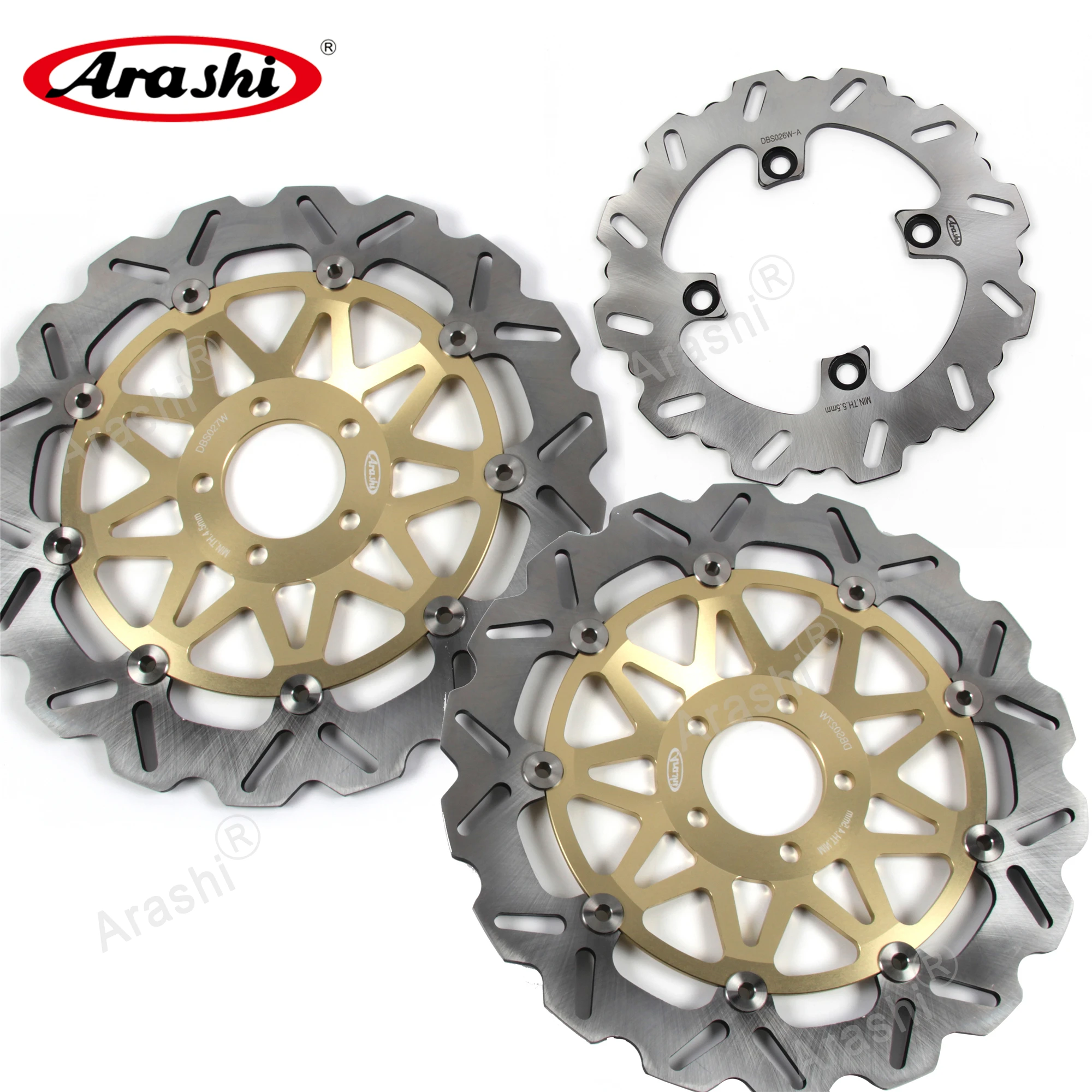 ARASHI NINJA ZX12R CNC Передние Задние тормозные диски для KAWASAKI ZX 12R 2000 2001 2002 2003 аксессуары