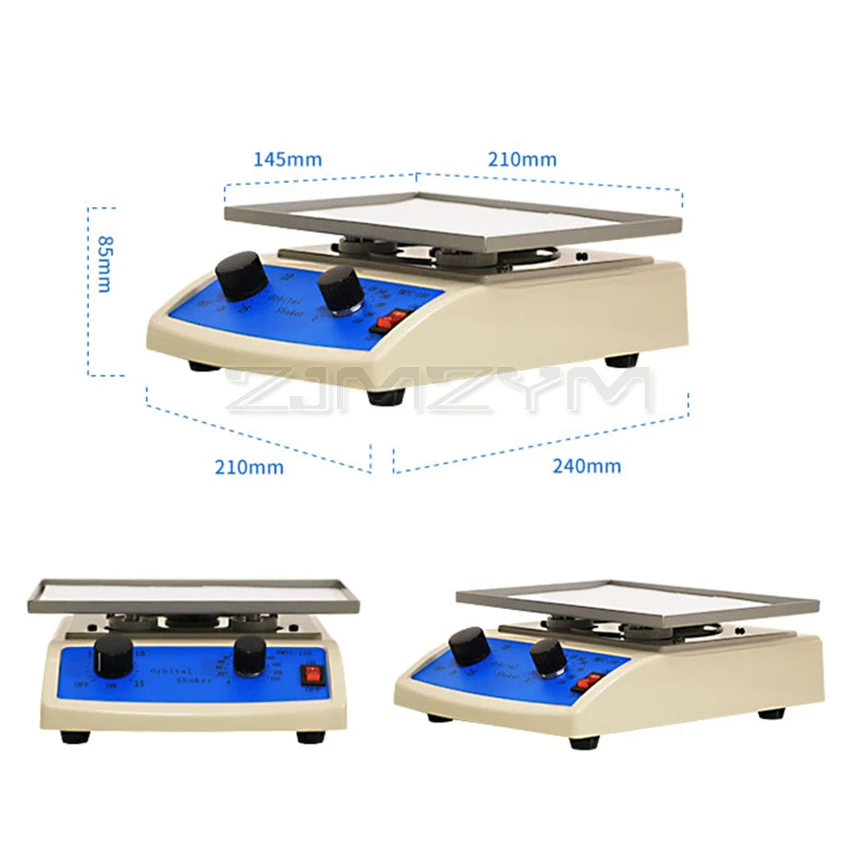 Lab Oscillator 110/220V Laboratory Rotary Oscillator RPR Mixer Lab Orbital Rotator Shaker Orbital Oscillator 210RPM Adjustable Speed