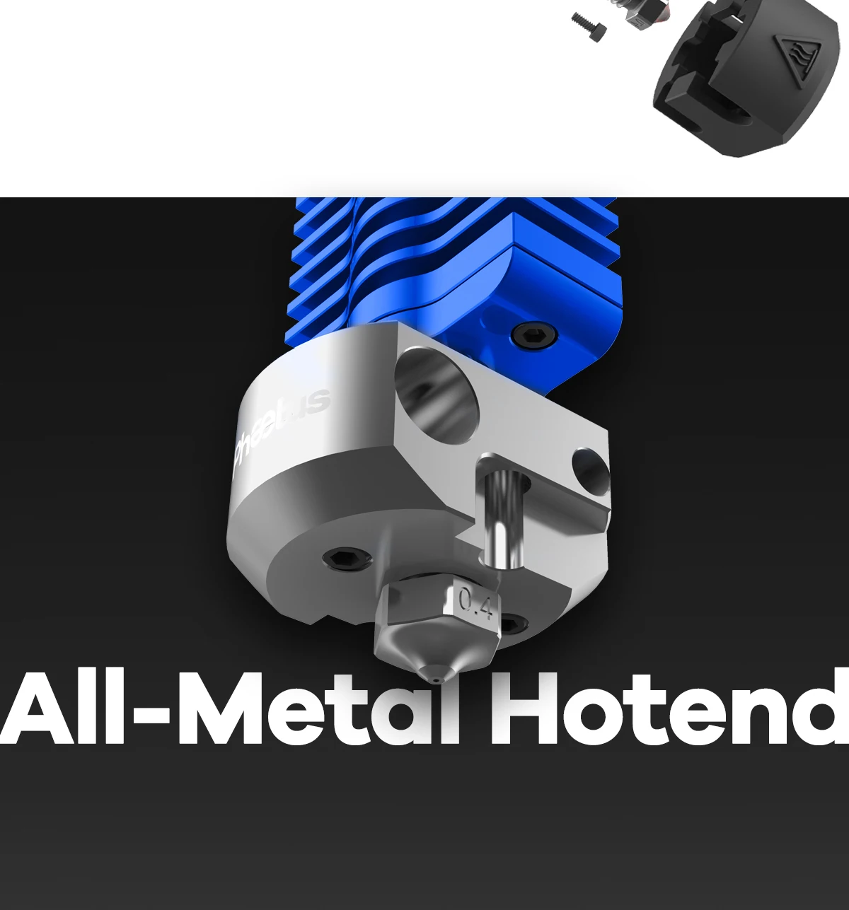 Trianglelab Dragonfly HOTEND, BMO, BMS, Heatbreak bimetálico