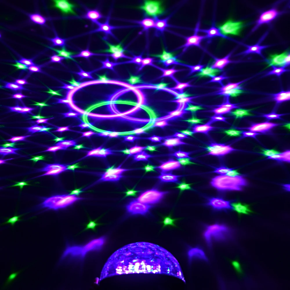 Сценический свет MP3 BT волшебный шарик света 9 цветов с пультом дистанционного управления для диско-шар вечерние KTV клуб DJ этап ЕС/AU/Великобритания/США штекер