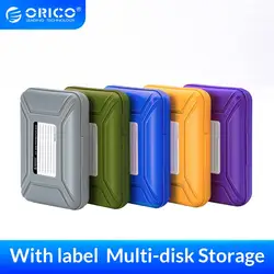 ORICO – boîte de rangement pour disque dur externe HDD de 3.5 pouces, avec étiquette, fonction hydrofuge, antichoc 