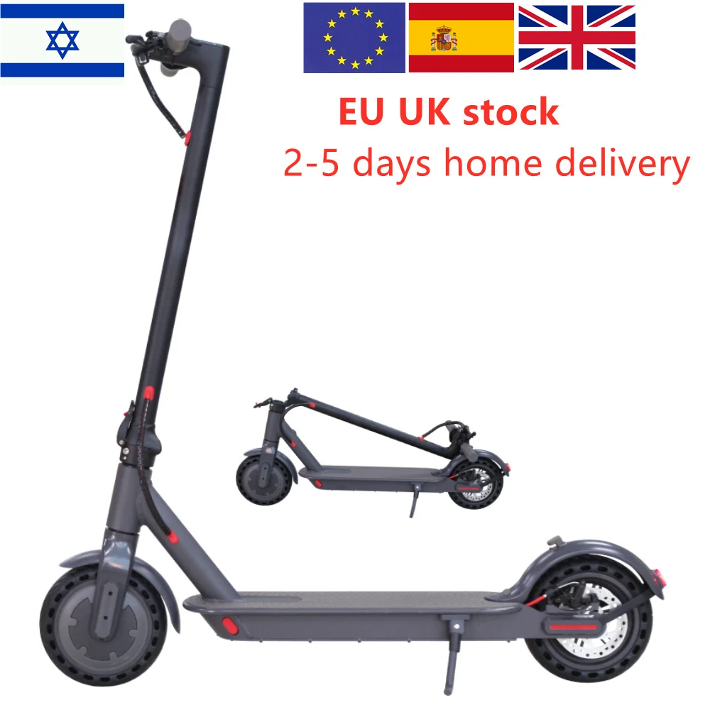 High end adult electric scooter 30km/h 8.5in 350W 10.4AH Folding electric scooter with APP and Bluetooth ultra light|Electric Scooters| - AliExpress