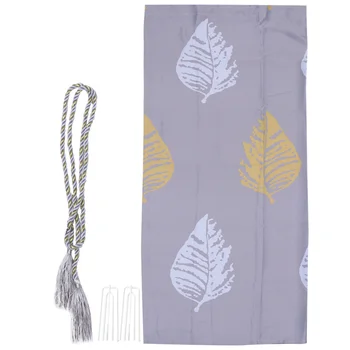 

1Pc Practical Blackout Curtain Modern Curtain Stylish Pattern Design Window Curtain for Home Living Room Bedroom (Hook Design)