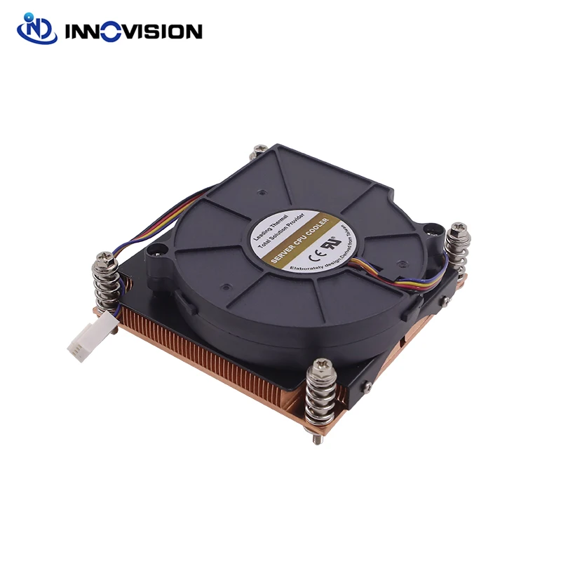 Dissipador de Calor Ativo com Ventilador de Alta Velocidade 1u Cpu Cooler Novo Lga1200 Lga1150 1151 1155 1156 1200 - Imagem 4