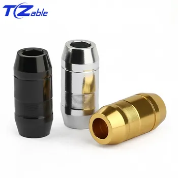 

5PCS Universal 4.3mm Earphone Splitter Audio Connector DIY Adapter HiFi Headphones Upgrade Cable Converter Gold Silver Black