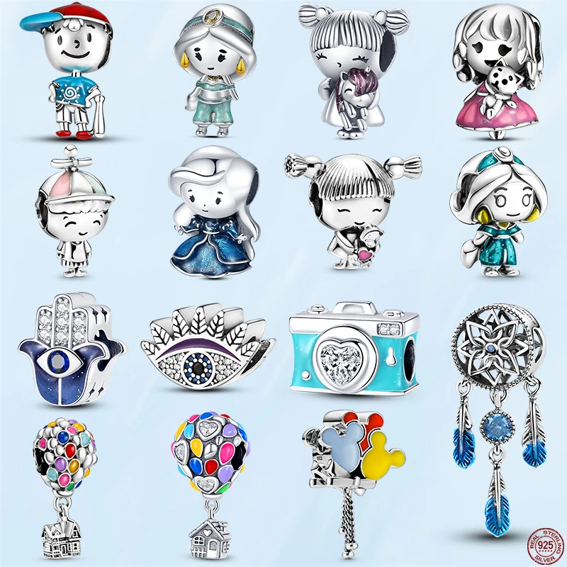 Hot Sale 925 Sterling Silver Little Girl Boy Series Charm Bead Fit Original Pandora Bracelets DIY Jewelry For Women Gift | Украшения и