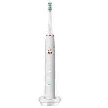 Электрическая зубная щетка с USB индукционной зарядкой, электрическая зубная щетка для взрослых с звуковой вибрацией, водонепроницаемая электрическая зубная щетка IPX7(ESD9000