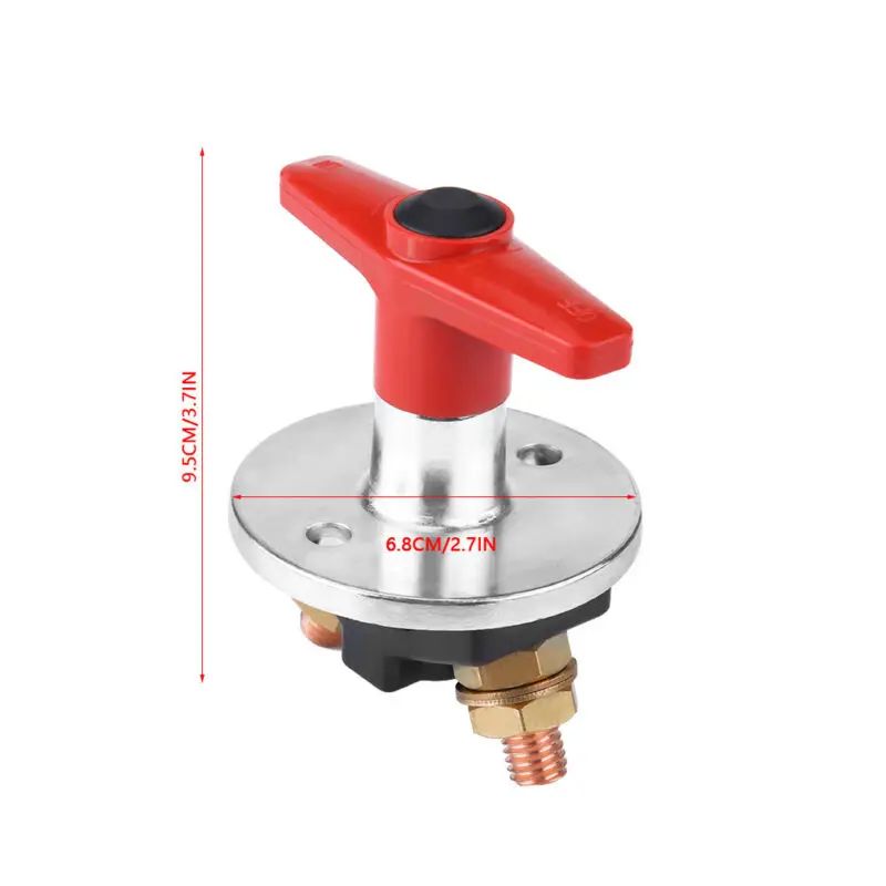 200A 12-60V автомобильный фиксированный ключ Аккумуляторный изолятор отключение питания выключение выключателя