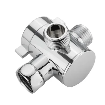 

Bathroom Shower Diverter Toilet Bath Three-Way Bidet Home Decor Shower Heads Valve G1/2" Shower Splitter Head ABS Water