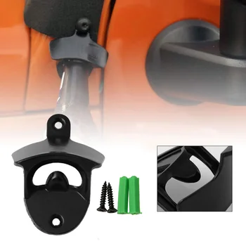 

Car Rear License Plate Bottle Opener & Installation Hardware Set For Jeep Wrangler JK Outdoor Zinc Alloy Car Styling