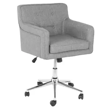 

mesh Mobile 360 Degree Ergonomic Home Office Chair with Memory Foam Cushioning Stainless Steel Base