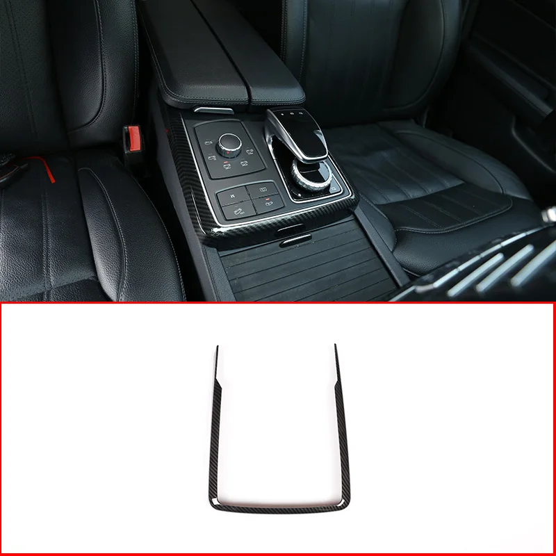 Для Mercedes Benz GLE GLS ML GL Class W166 2013- углеродное волокно ABS центральный контроль мультимедийный режим украшения Рамка отделка