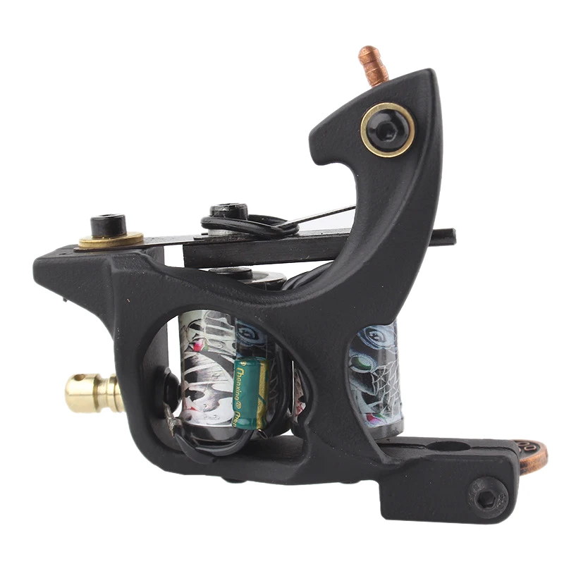 

Pure Copper Tattoo 10 Wraps Liner and Shader Top Quality Tattoo Machine Set