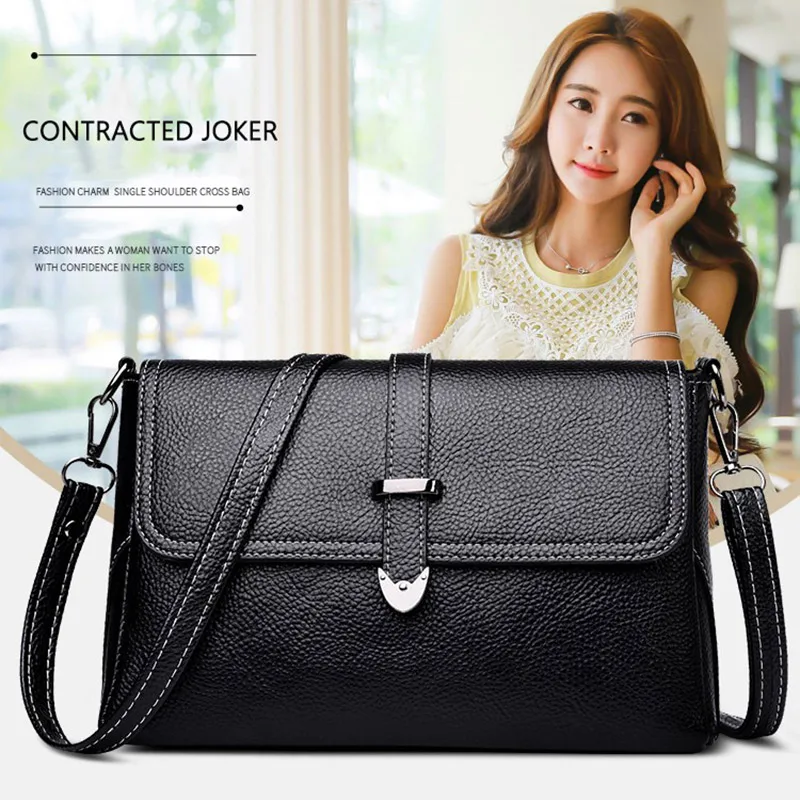 

Fashion Female Messenger Bag Belt Simple Ladies Wild Shoulder Bag Small Wear-resistant Young Ladies Temperament Bag