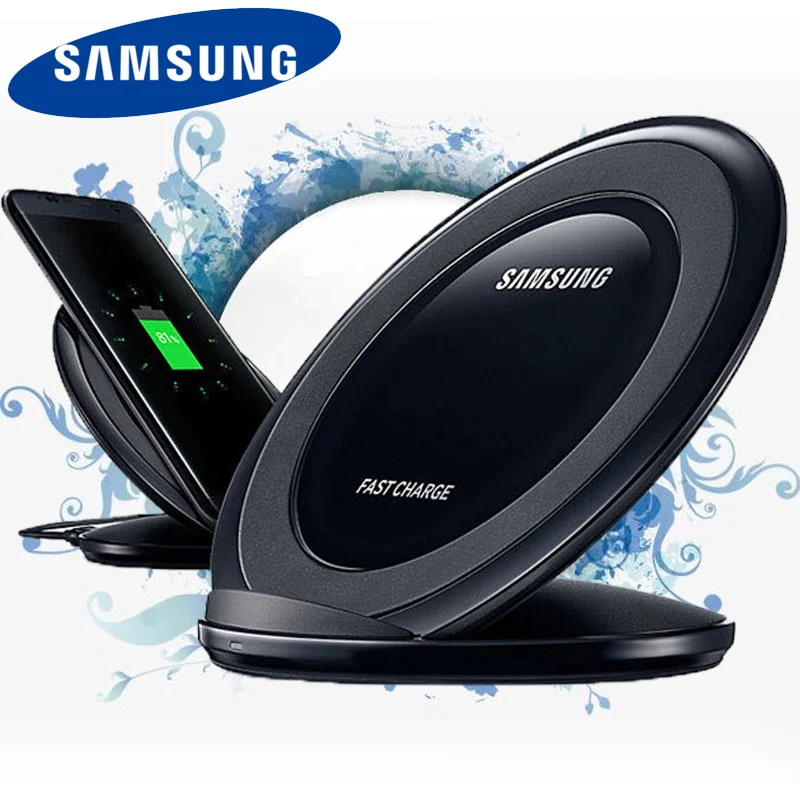 

Samsung Fast Wireless Charger Qi Stand Smart 15W Afc Quick Charge For Galaxy S10 S9 S8 Note 10 9 8 Xs Xr P30 pro Mobilephone