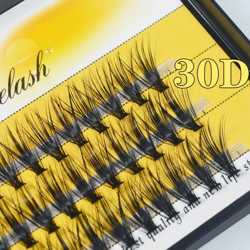 QSTY 30D Black Matte Super Thick Mink Eyelash Extensions Volume Curl30D