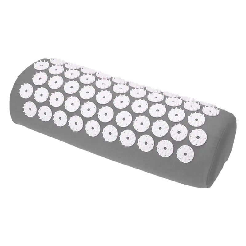 Gray-Pillow Коврик/подушка) нескользящий коврик для йоги Подушка Лотос Спайк акупунктурный Массажный коврик кровать Пилатес Йога массажная подушка облегчение боли и стресса - Цвет: Gray-Pillow