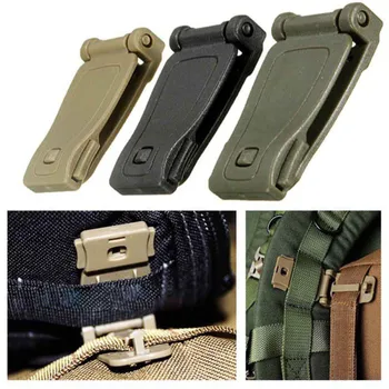 

Aolikes Outdoor Tactical Bag Buckle Military First Aid Backpack Fixed Buckle Webbing Belt Clip Clasp Safety First Aid Kits