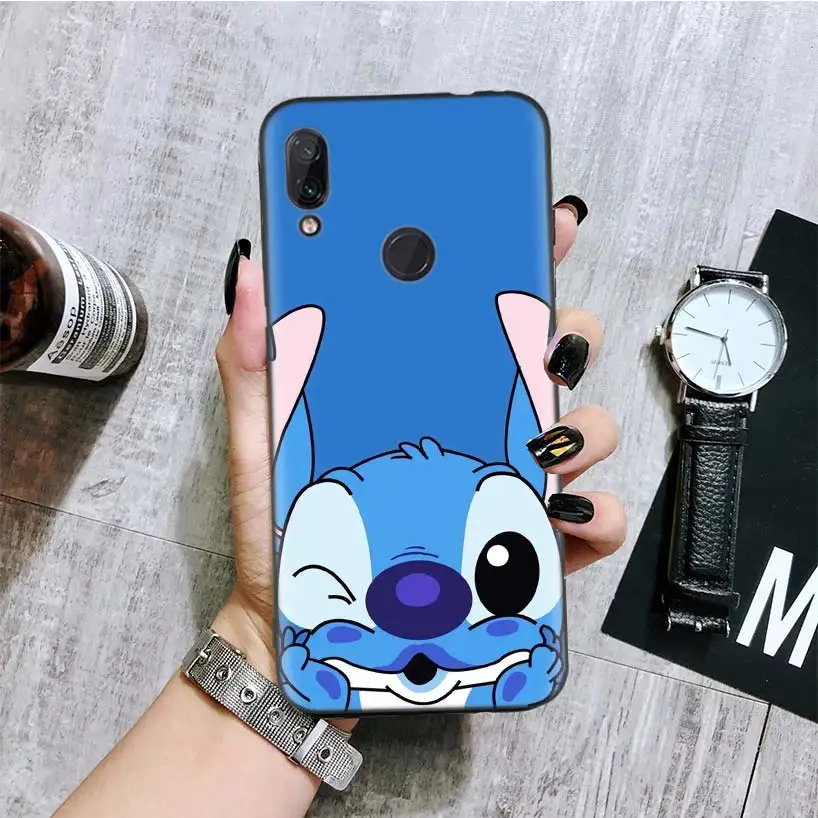Disneys лучшие продавая Милая Черная крышка чехол для телефона для Xiaomi Redmi Note фотоаппаратов моментальной печати 8 7 7S 7A 6 S2 GO K20 Pro 6A mi 6X 5X A1 CC 9 8 Coque - Цвет: BA126-4