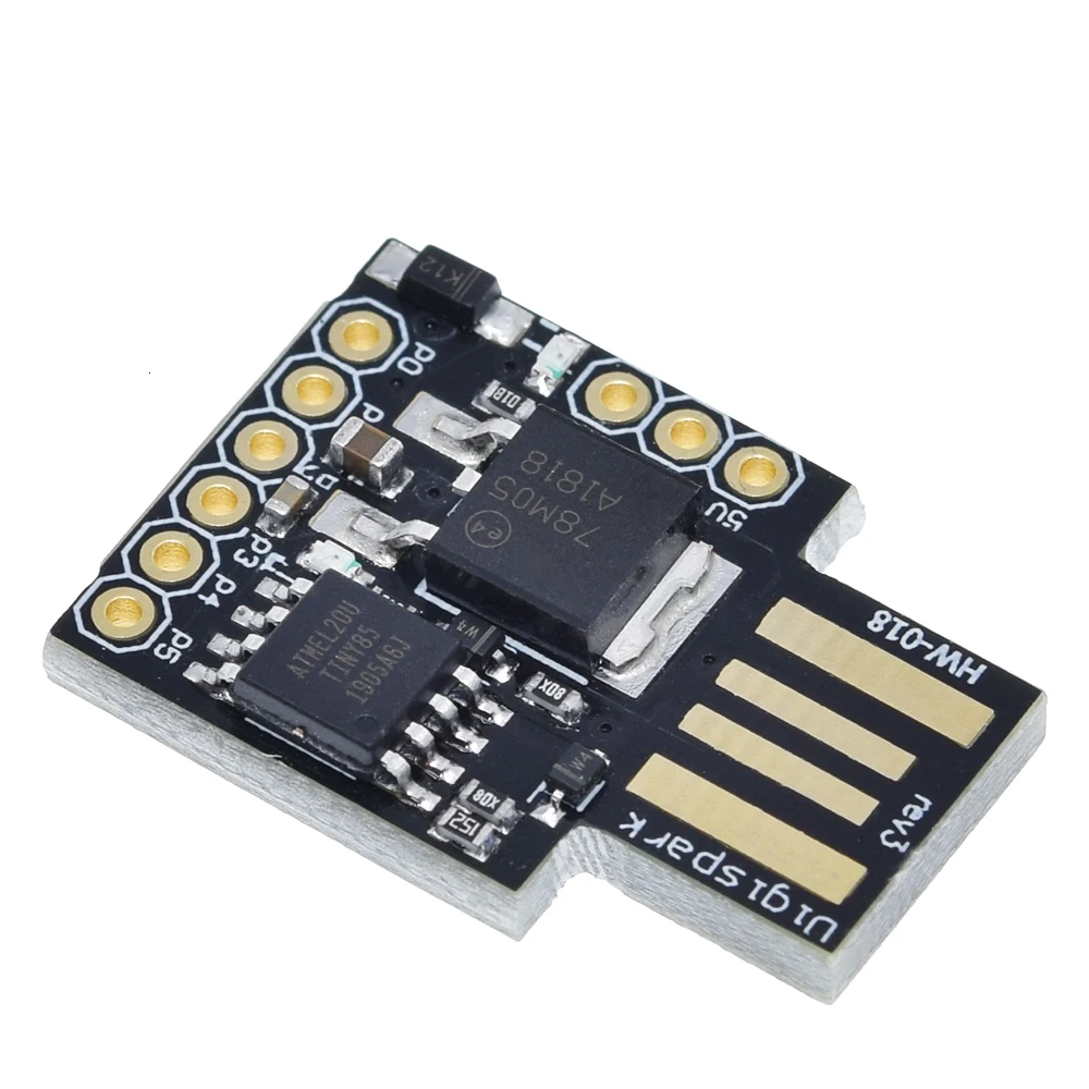 Синий черный TINY85 Digispark Kickstarter микро макетная плата ATTINY85 модуль для Arduino IIC IEC USB
