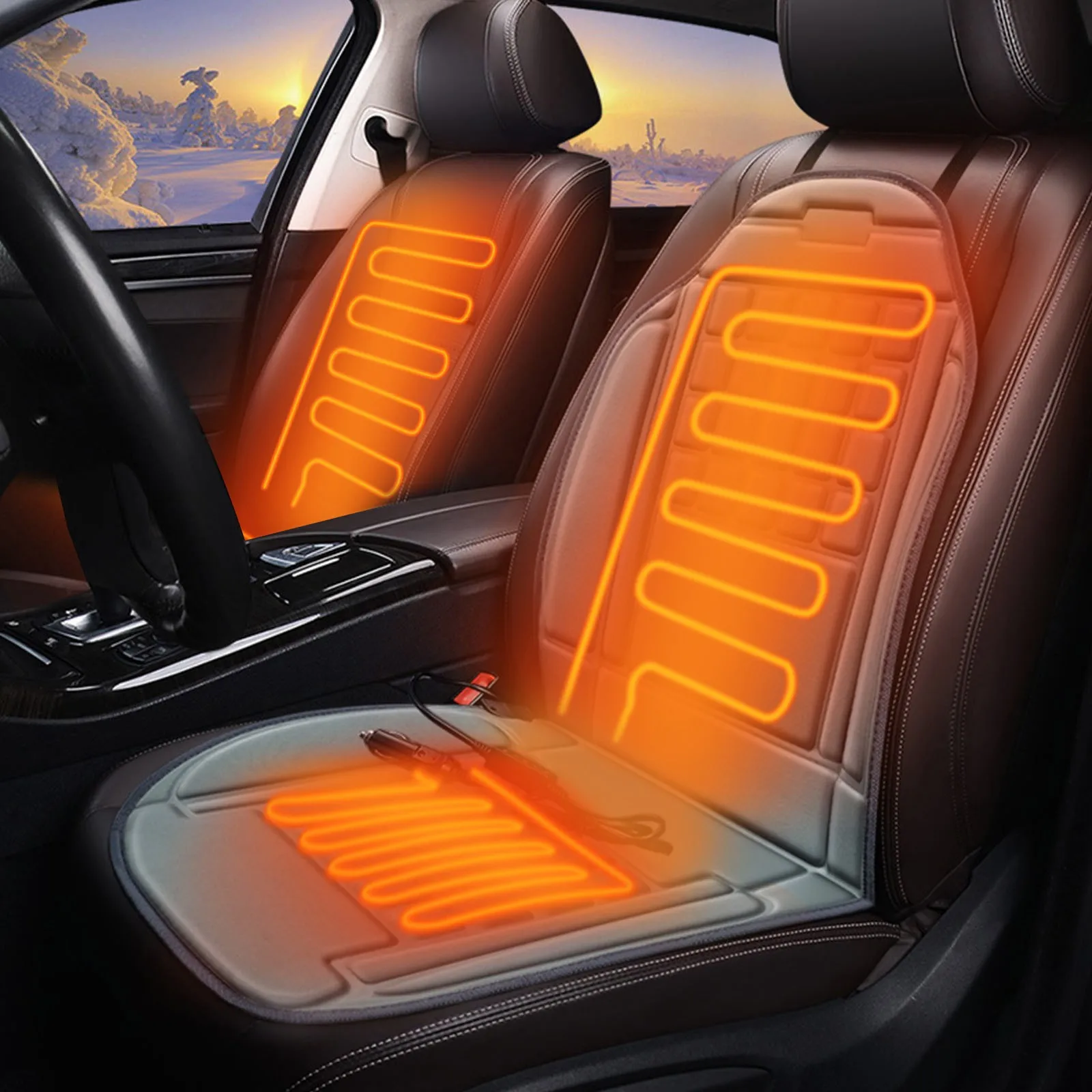 12v Heated Car Seat Cover Heating Electric Car Seat Cushion Hot Keep