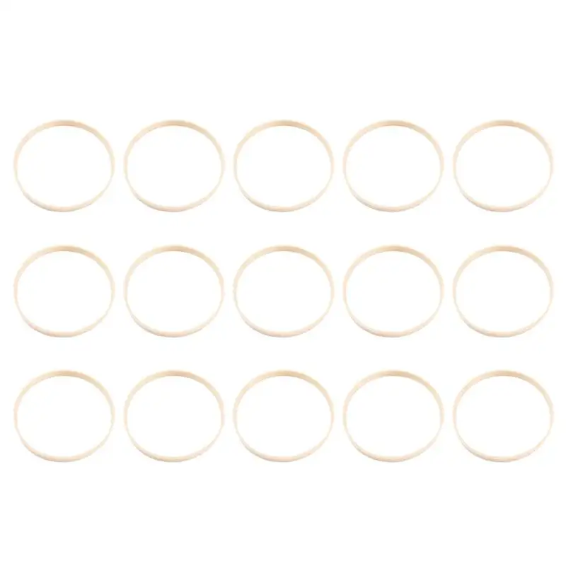 26cm 15pcs Fan Frame Rings Dream Catcher Ring Creative Round Bamboo Hoop DIY Craft Tools(23cm - Цвет: 26cm