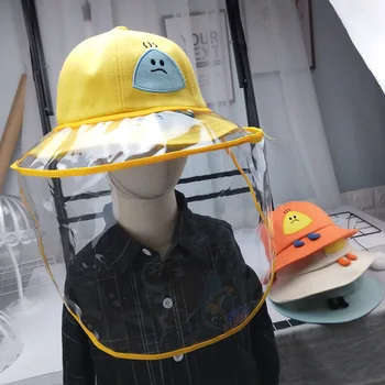

Dustproof Face Cover Mask Baseball Cap Children Protective Hat Breathable Face Neck Cover Mask