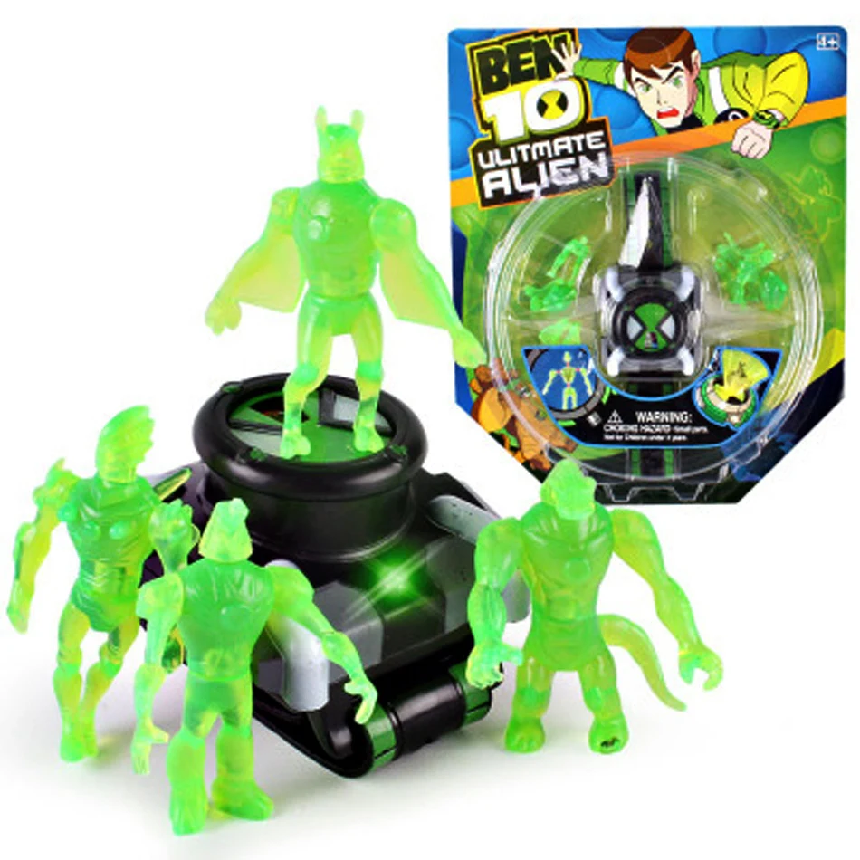 Часы Ben10 Ben 10 Ultimate Omnitrix style. Япония проецирующие часы оригинальные часы импульсная игрушка