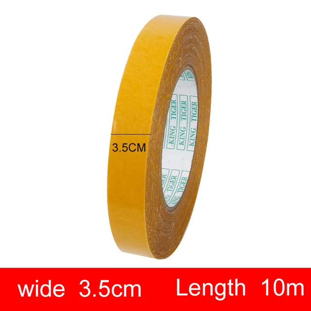 Strong Fixation Of Double Sided Cloth Base Tape Translucent Mesh Waterproof Super Traceless High Viscosity Carpet Adhesive Width 3.5cm